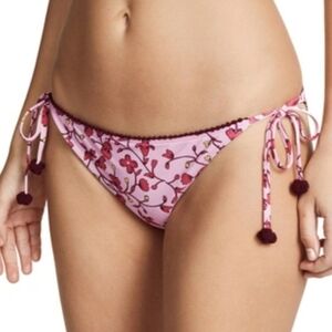 POUPETTE ST BARTH Lucy Bikini Bottoms In Pink NWOT